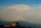 Me in a rainbow on Mt Wellington